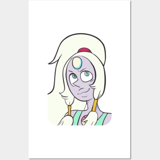 Pearl + Amethyst = Giant Woman, OPAL! Posters and Art